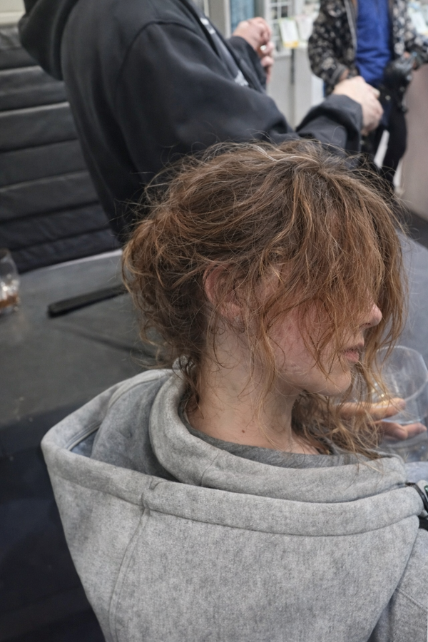 Before using Bird Nest Ponytail Hair Clip