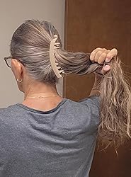 After using Frosted Banana Hair Clips