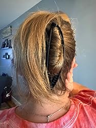 After using Frosted Banana Hair Clips
