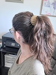 After using Bird Nest Ponytail Hair Clip